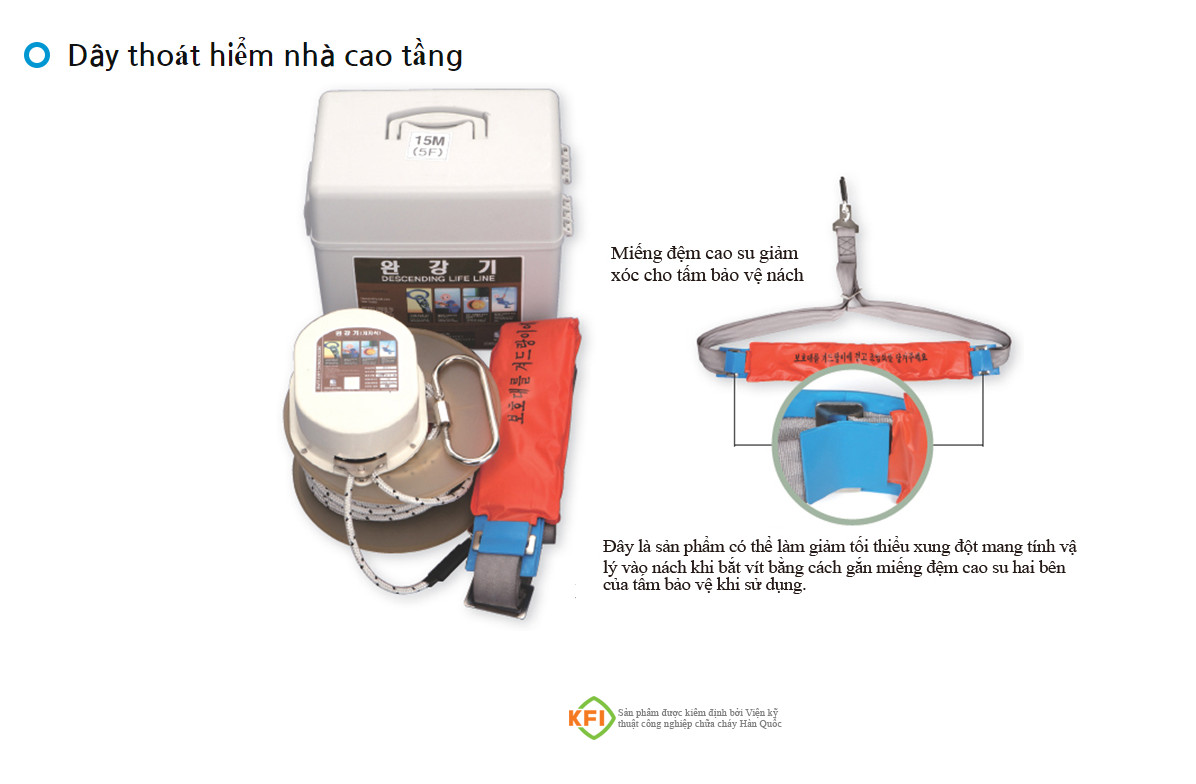 Dây thoát hiểm Hàn Quốc Kfire