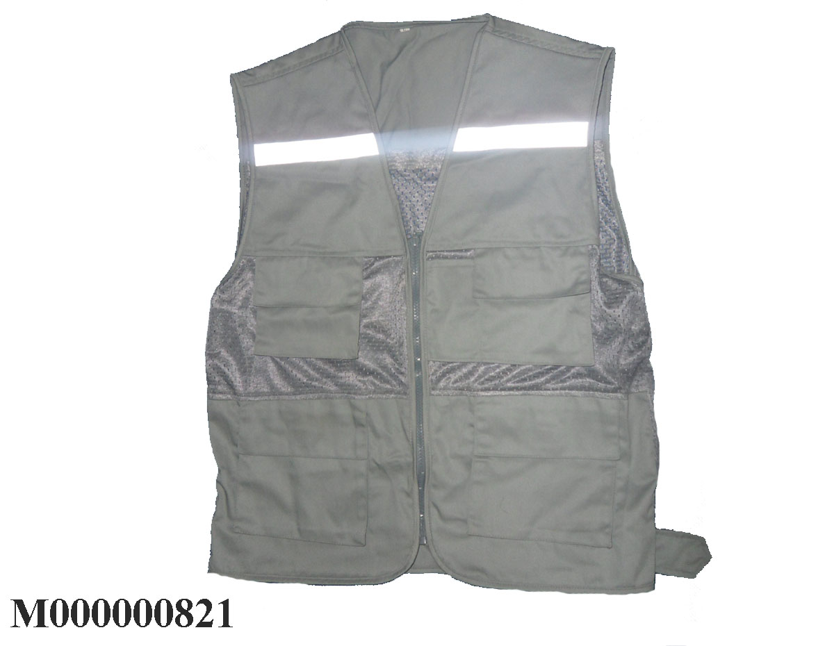 Austria mesh vest pocket thick gray box