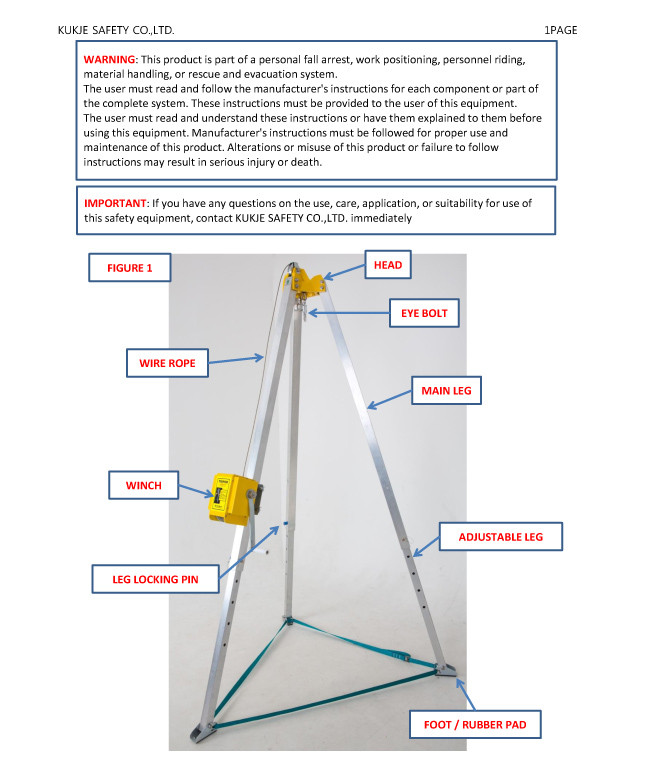 Thiết bị an toàn TRIPOD 